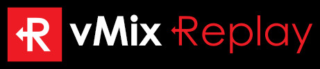 vMix Replay Logo - White